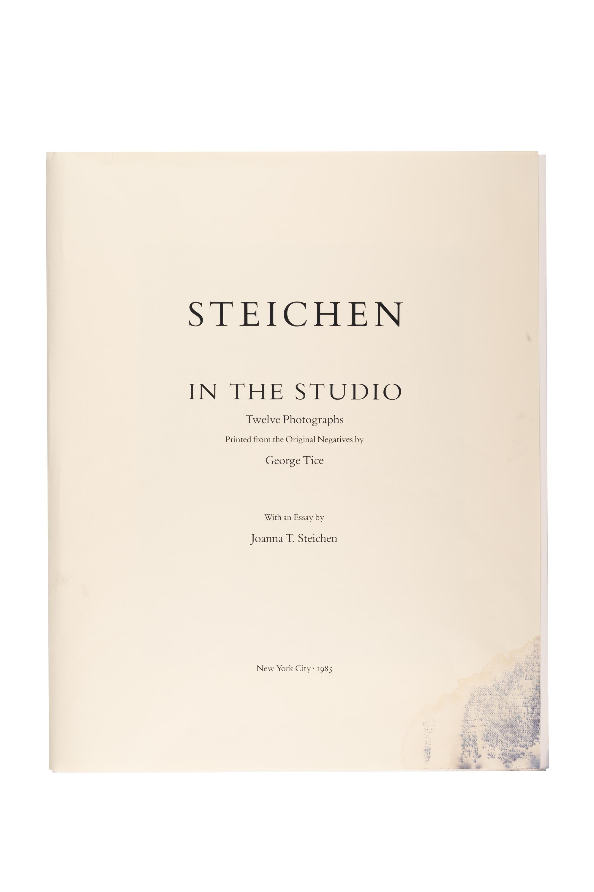 A group of five photographs (from In The Studio printed by George Tice with labels signed by George Tice and Joanna Steichen)