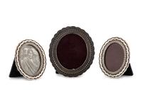 Taos Stamped Silver Picture Frames