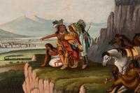 A. Rodier, After Colton's American Atlas, Native Americans Overlooking A Changing Landscape