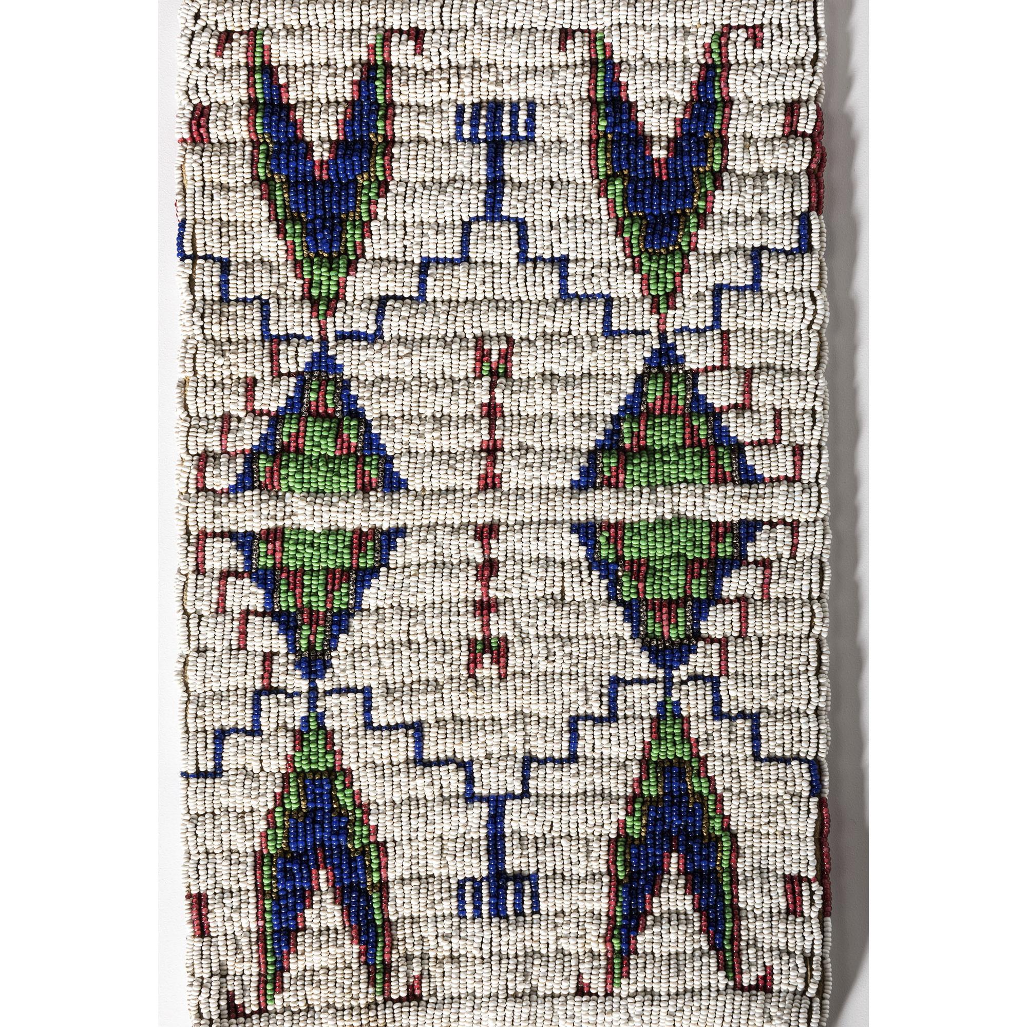 Sioux Beaded Hide Tobacco Bag