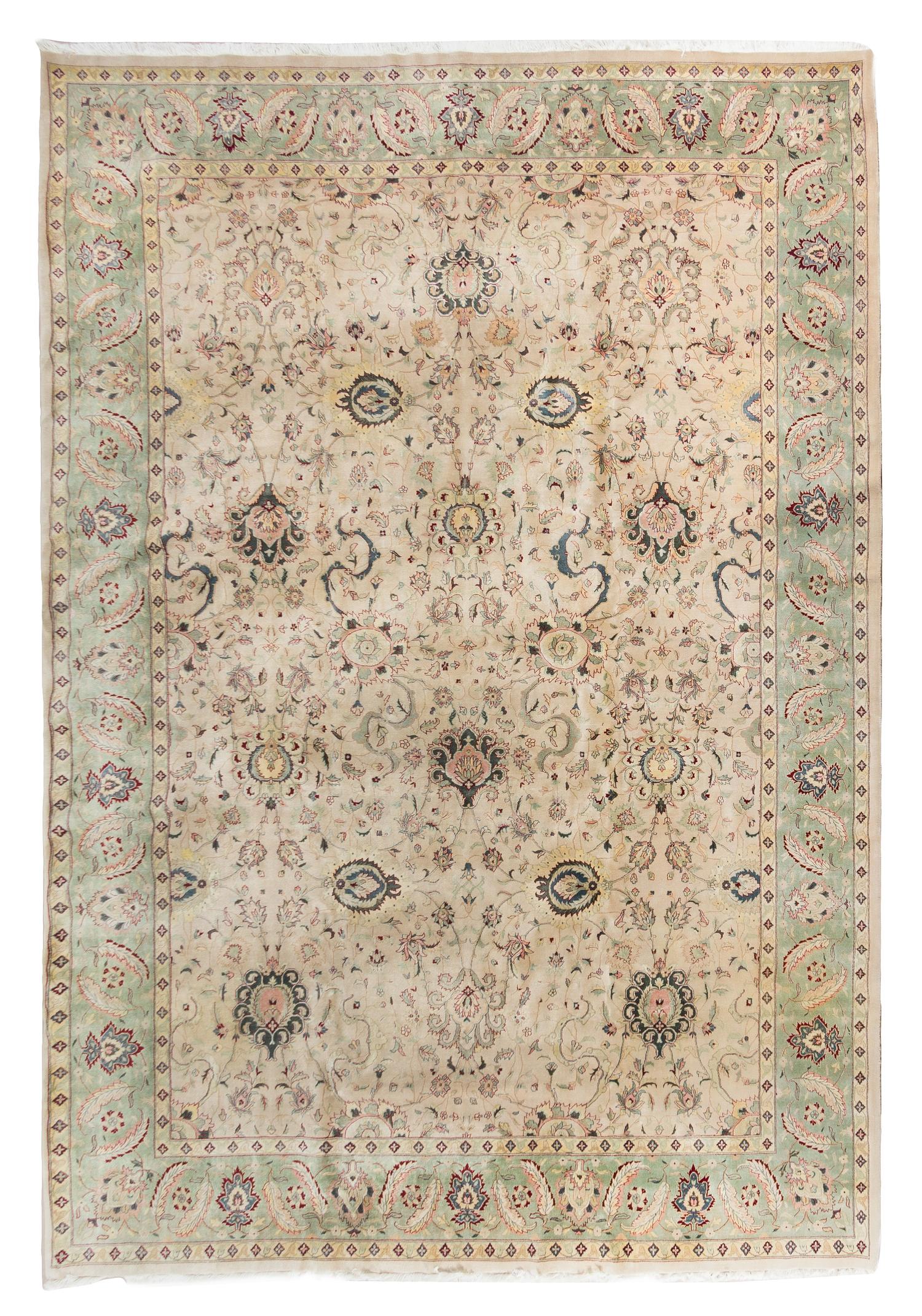 A Tabriz Wool Rug — SECOND HALF 20TH CENTURY