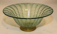 An Italian Glass Footed Bowl Diameter 10 inches. — MID TO LATE 20TH CENTURY