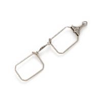 PLATINUM AND DIAMOND LORGNETTE