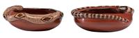 Pottery Bowls, with Coiled Snakes Lot is located and will ship from Cincinnati, Ohio.