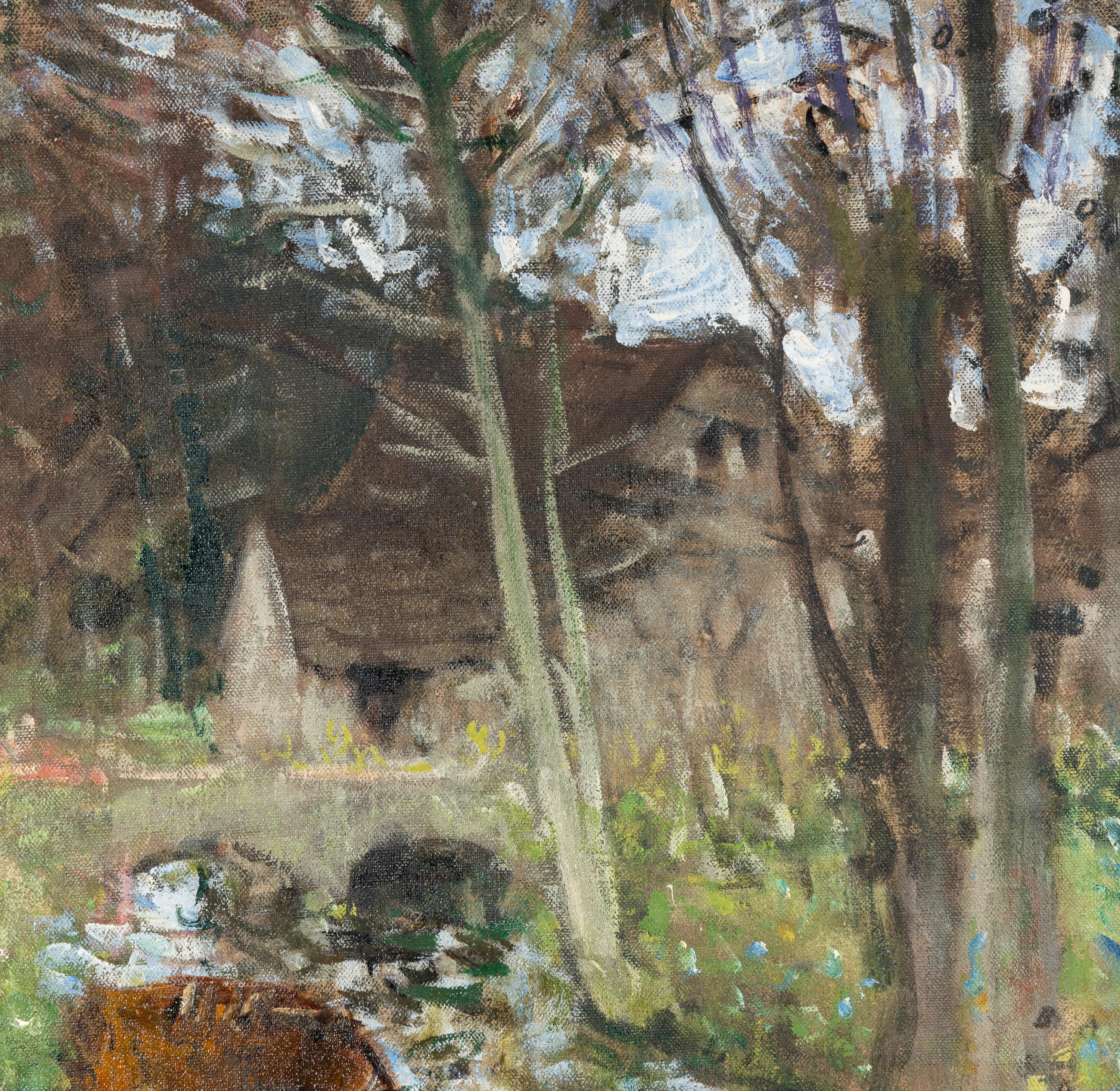 Au bord de la rivière, près du moulin