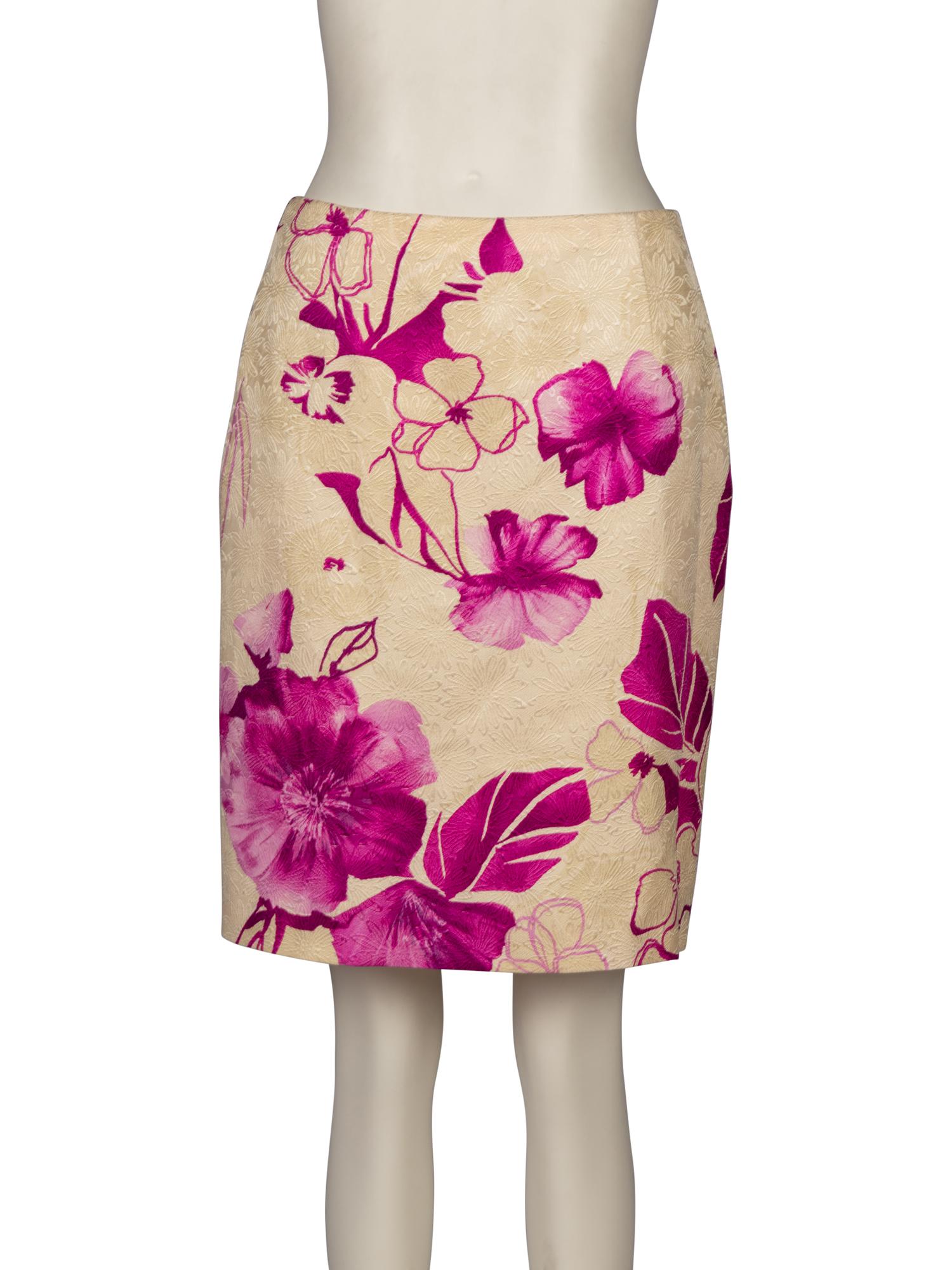 A Group of Two Skirts by Valentino and Bill Blass Dress