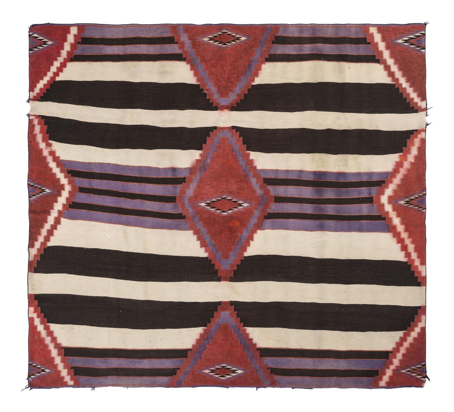 Navajo Third Phase Pattern Germantown Weaving / Rug