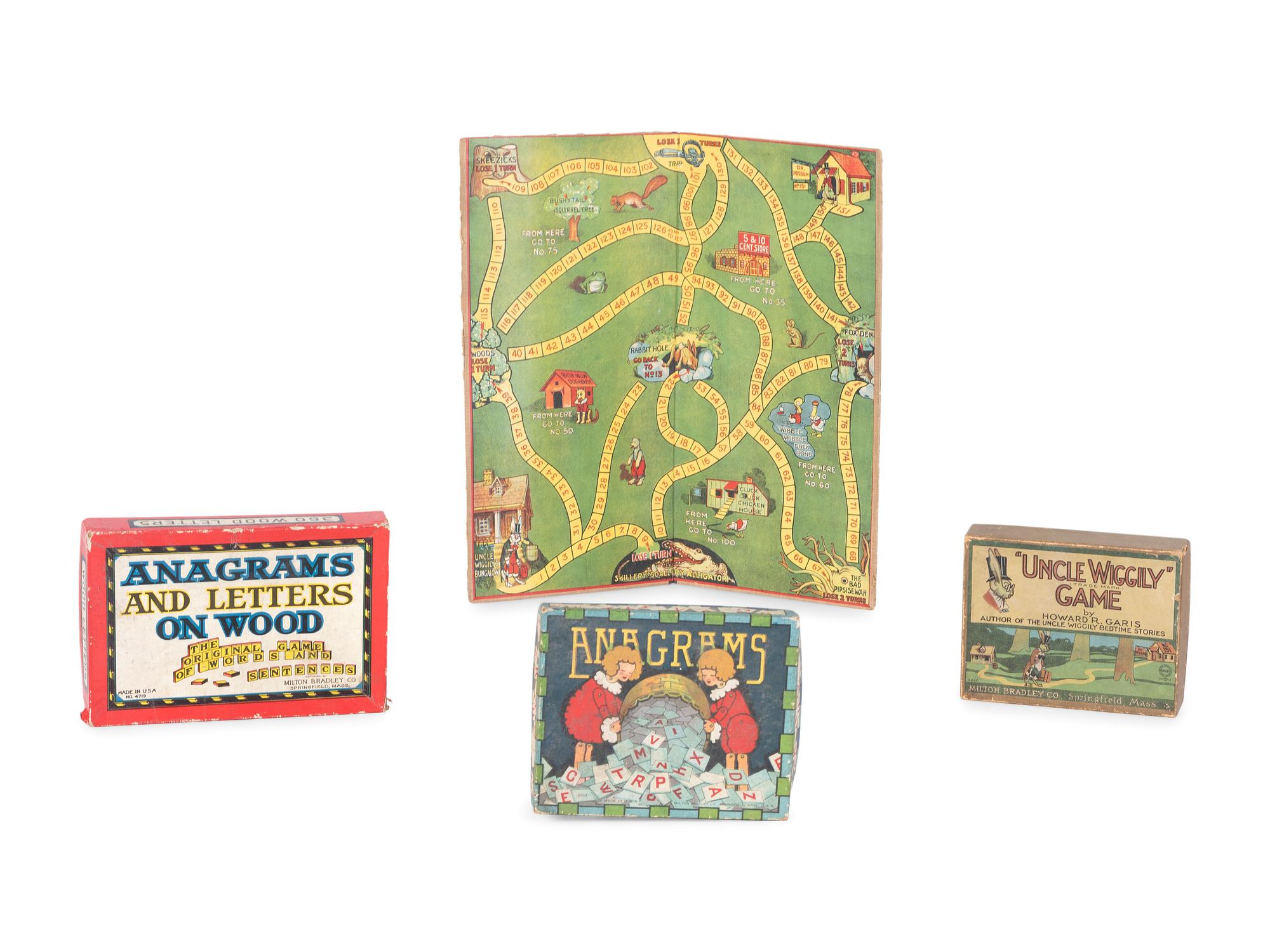 Three Milton Bradley Boxed Games