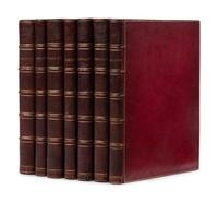 [BASKERVILLE PRESS]. A complete bound set of classical texts uniformly bound in fine 18th-century morocco, all published in Birmingham by Baskerville, comprising: