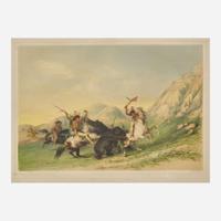 George Catlin (American, 1796-1872) Catlin's North American Indian Portfolio: Hunting Scenes and Amusements of the Rocky Mountains and Prairies of America