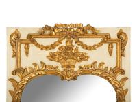 A Neoclassical Painted and Parcel Gilt Mirror — 19th/20th Century
