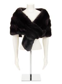 J. Mendel Chinchilla Pull-Through Stole