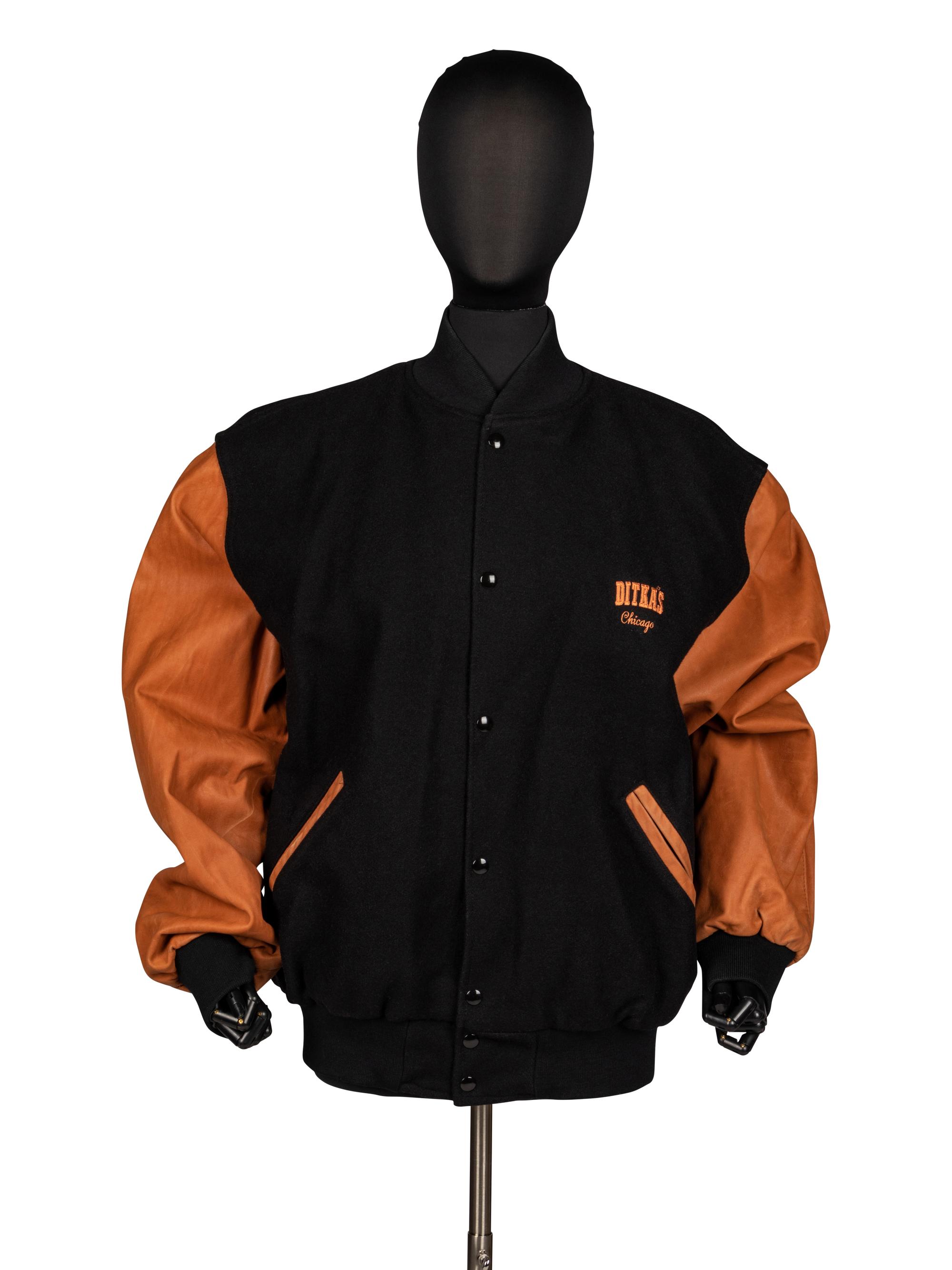 Mike Ditka's Personally Owned and Worn Ditka's Restaurant Varsity Jacket