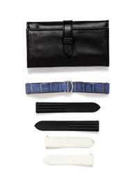A Collection of Interchangeable "Roadster" Wristwatch Straps, Cartier,