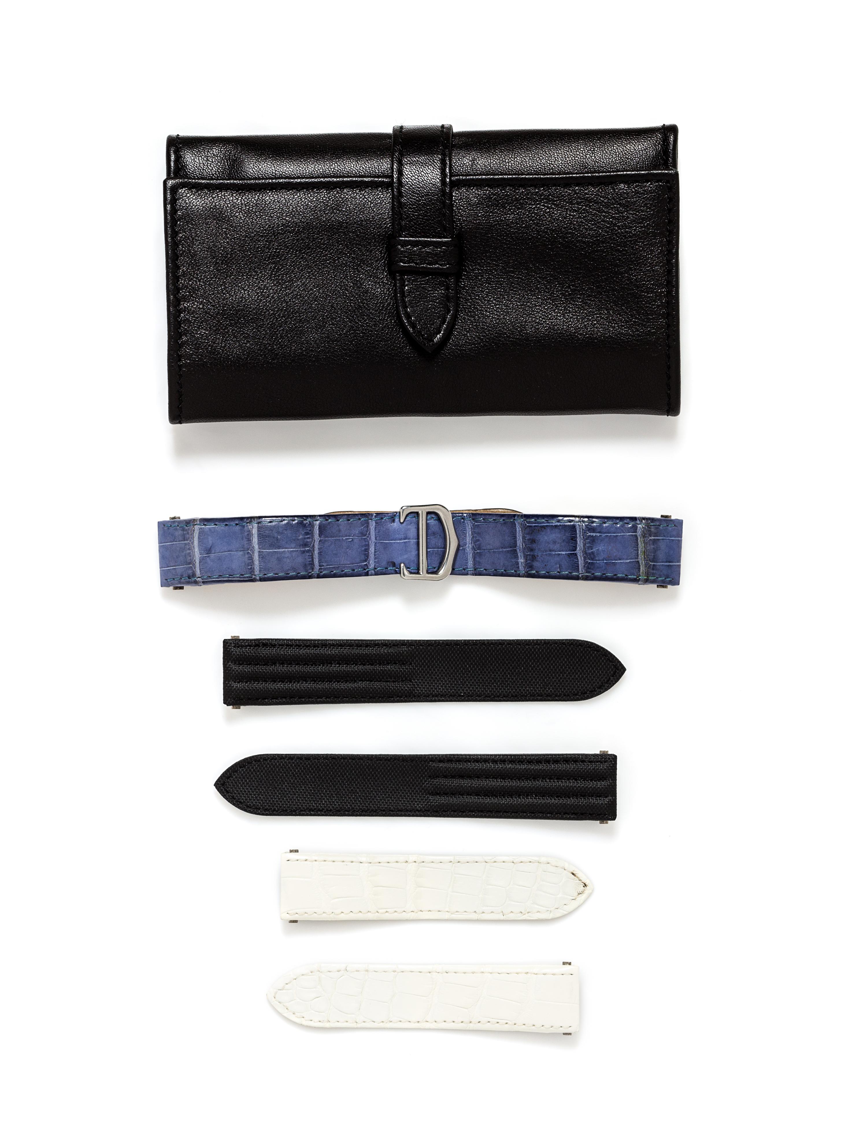 A Collection of Interchangeable "Roadster" Wristwatch Straps, Cartier,