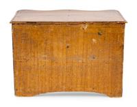 A Papier-Mâché Diminutive Chest of Drawers