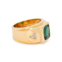 TOURMALINE AND DIAMOND RING