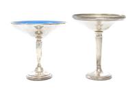 Two Silver Tazze, , weighted