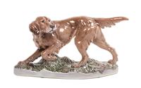 Two Dahl Jensen Copenhagen Porcelain Figural Groups Width of wider 15 1/2 inches. — 20TH CENTURY