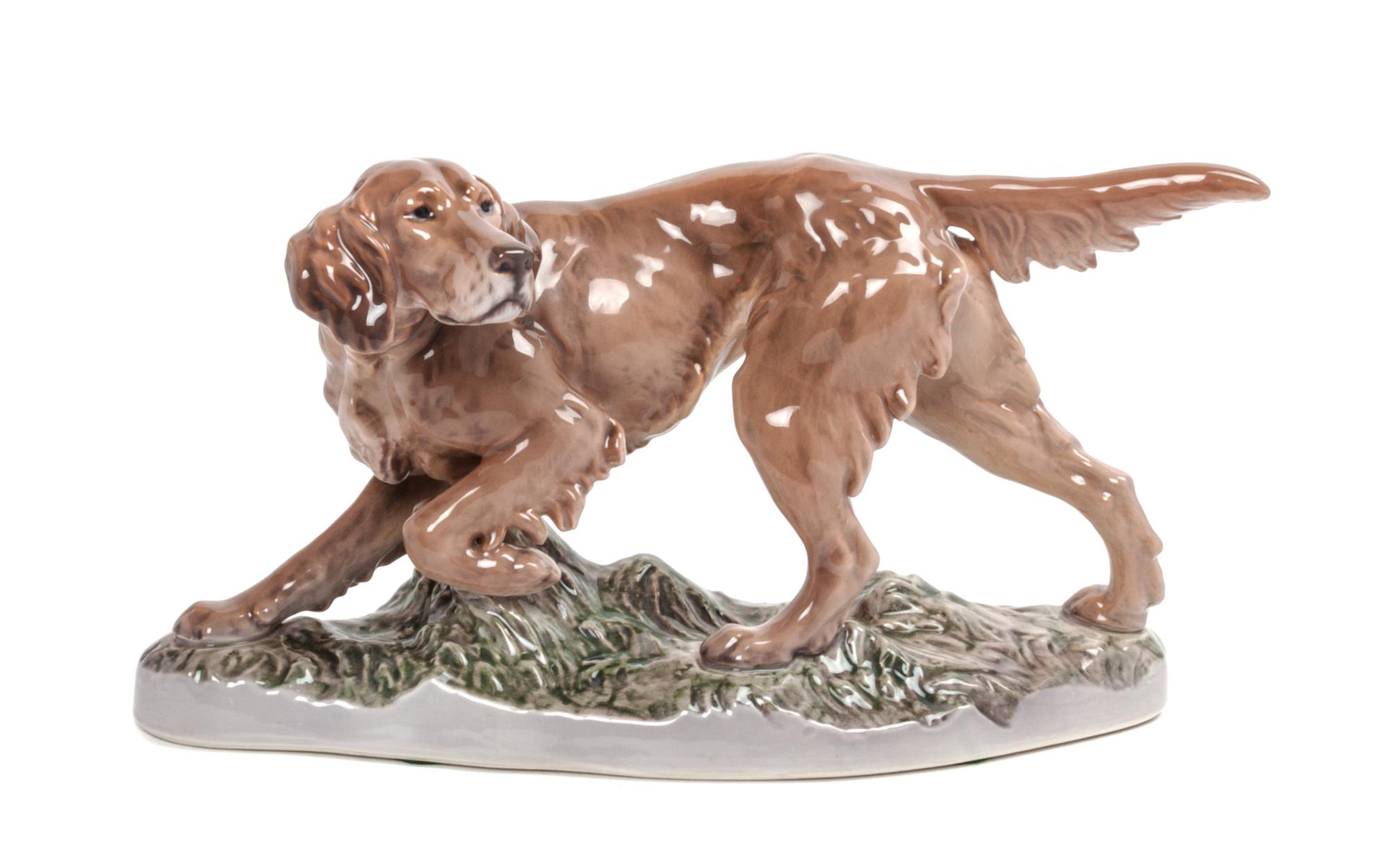 Two Dahl Jensen Copenhagen Porcelain Figural Groups Width of wider 15 1/2 inches. — 20TH CENTURY