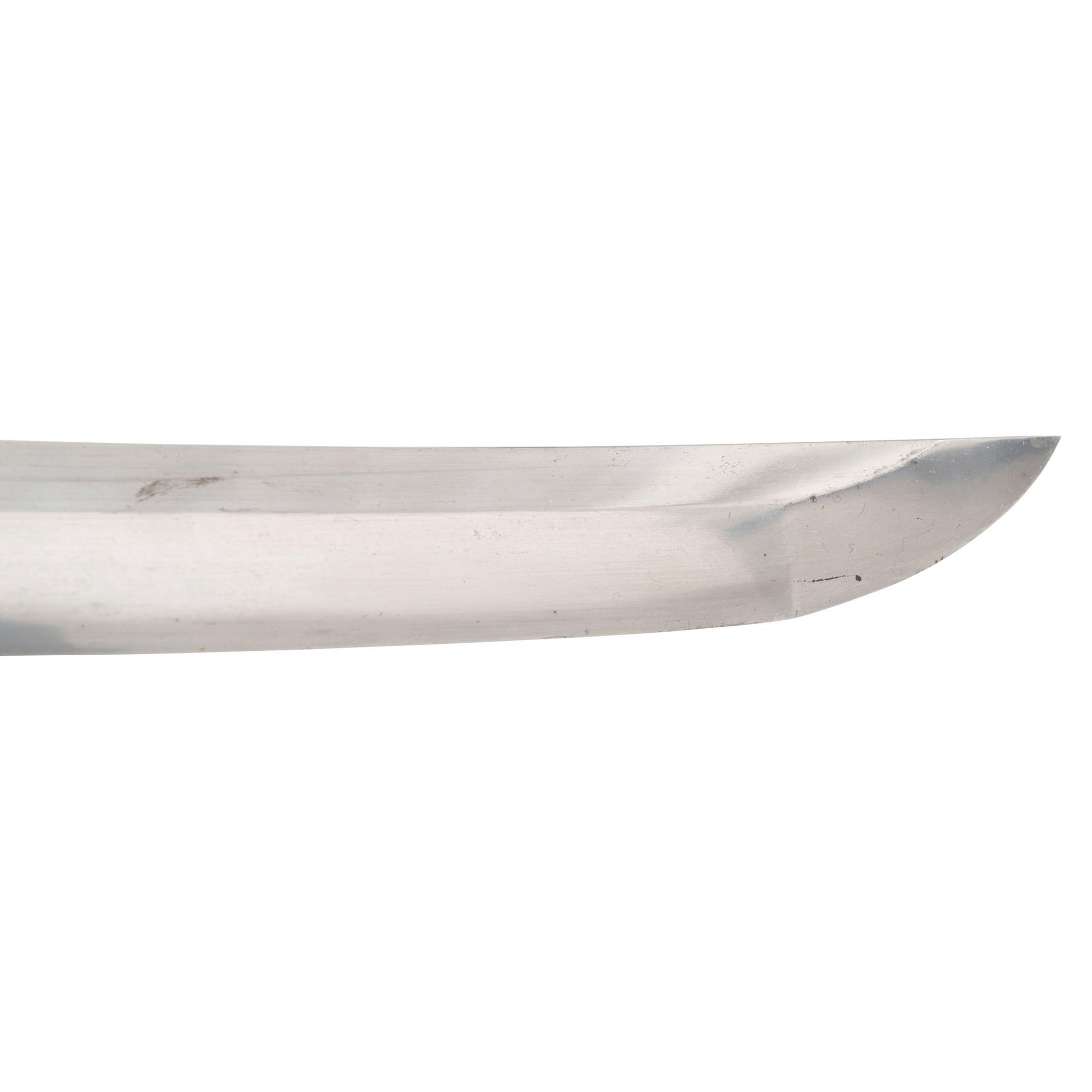 Shin Shinto Wakizashi with Martial Leather Wrapped Scabbard