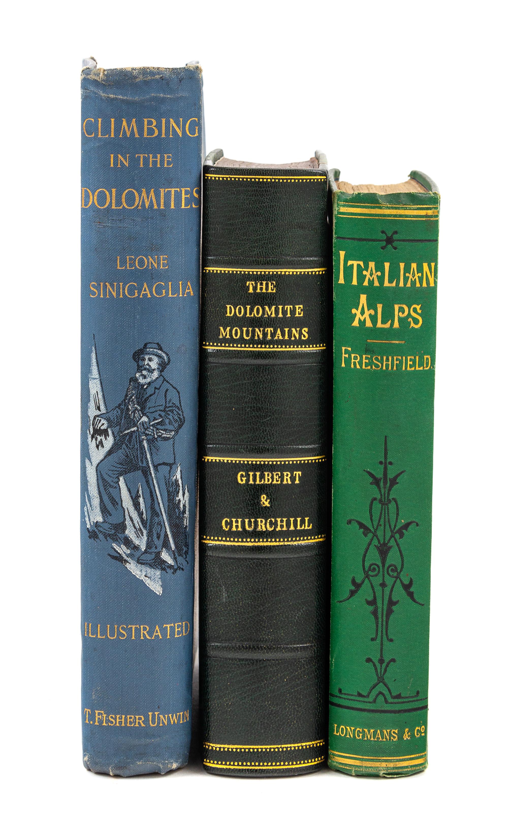 [THE DOLOMITES]. A group of 3 works, comprising: