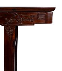 A Chinese Carved Hardwood Altar Table — 19TH CENTURY