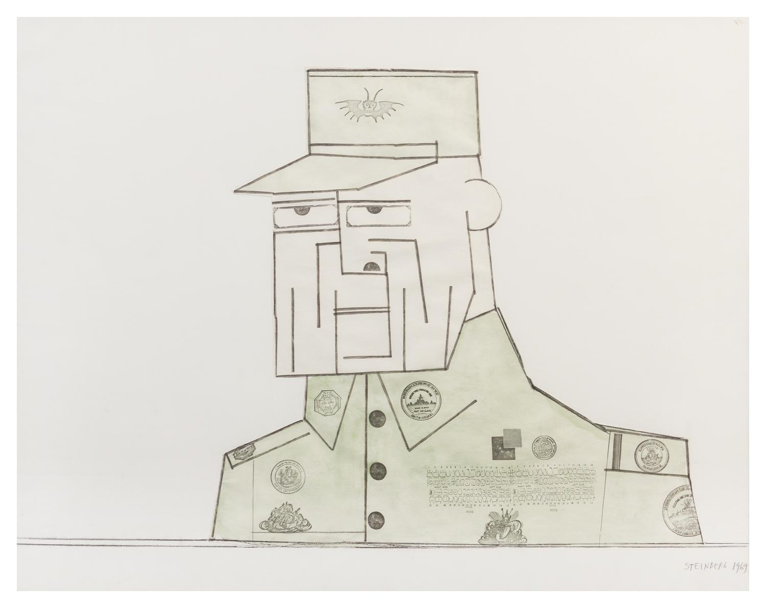 Saul Steinberg, (American, 1914-1999), General A, 1969