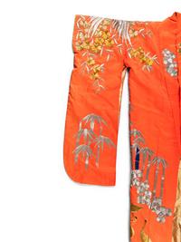 A Japanese Embroidered Silk Robe