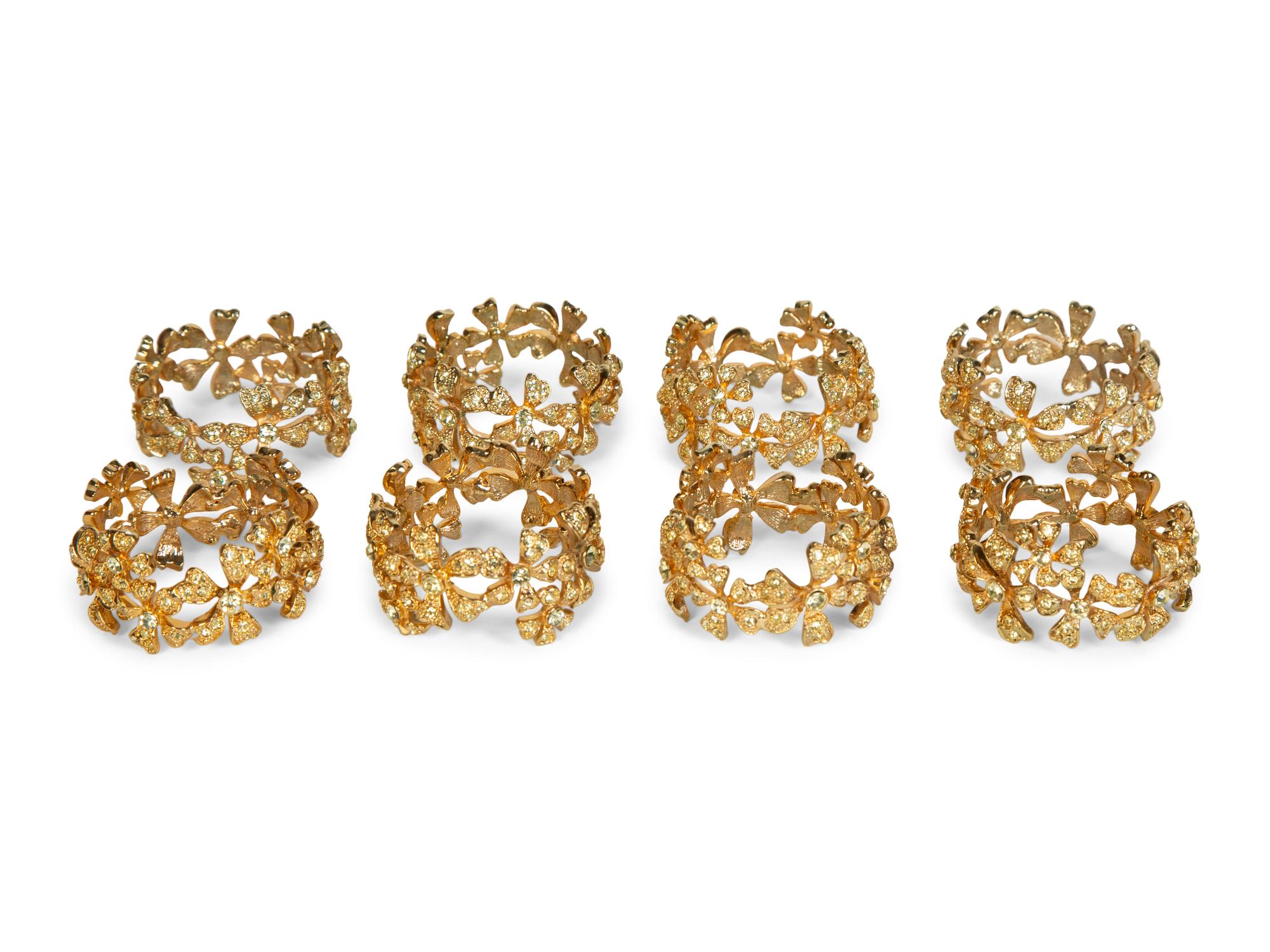 A Large Collection of Napkin Rings, Place Card Holders, and Utensil Rests