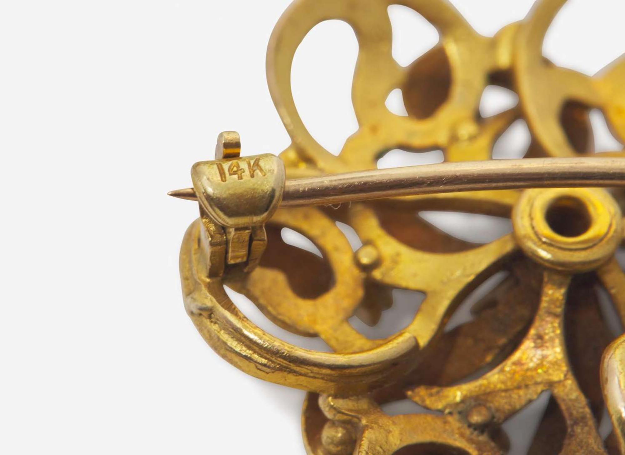 A Miscellaneous Collection of Yellow Gold Jewelry