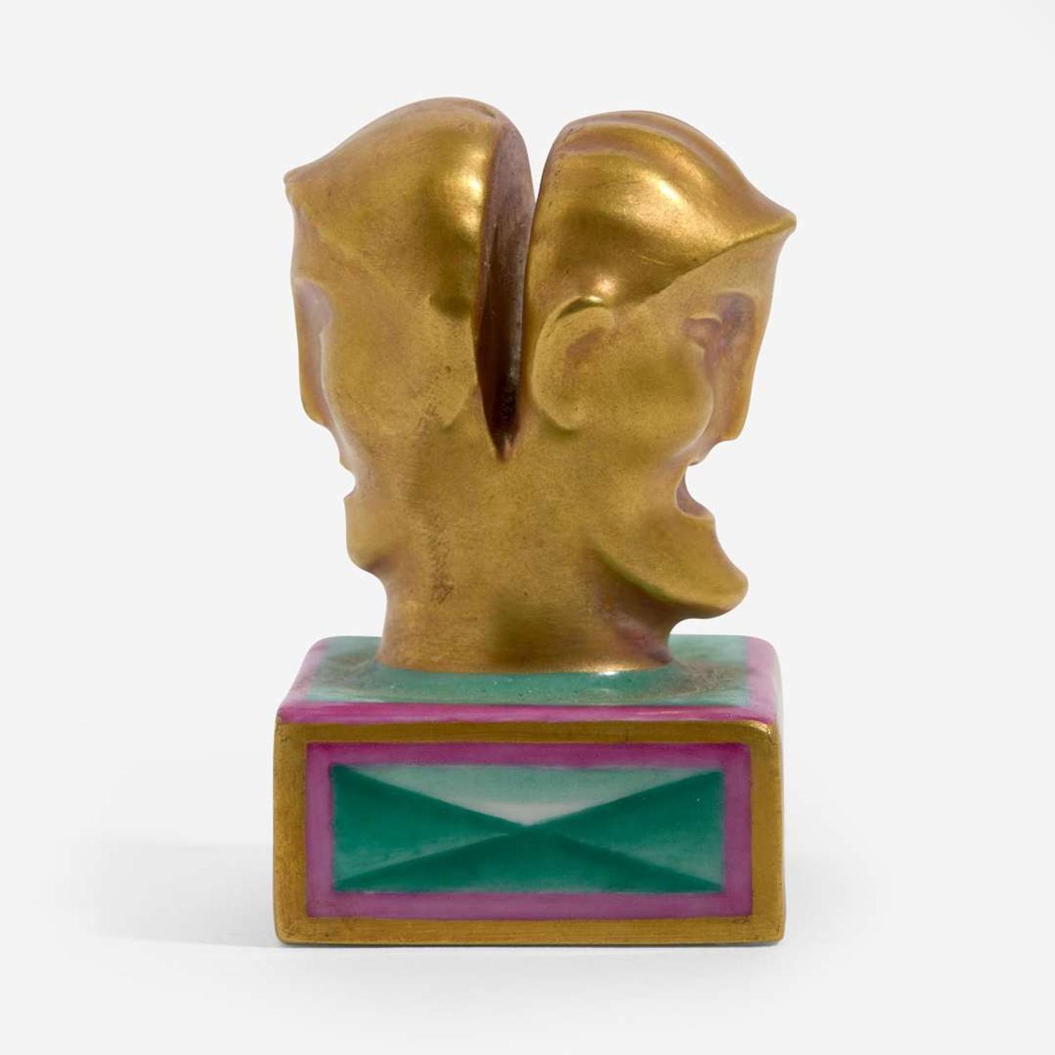 Gio Ponti (Italian, 1891-1979) Porcelain Card Holder, Richard Ginori, Italy, 1927