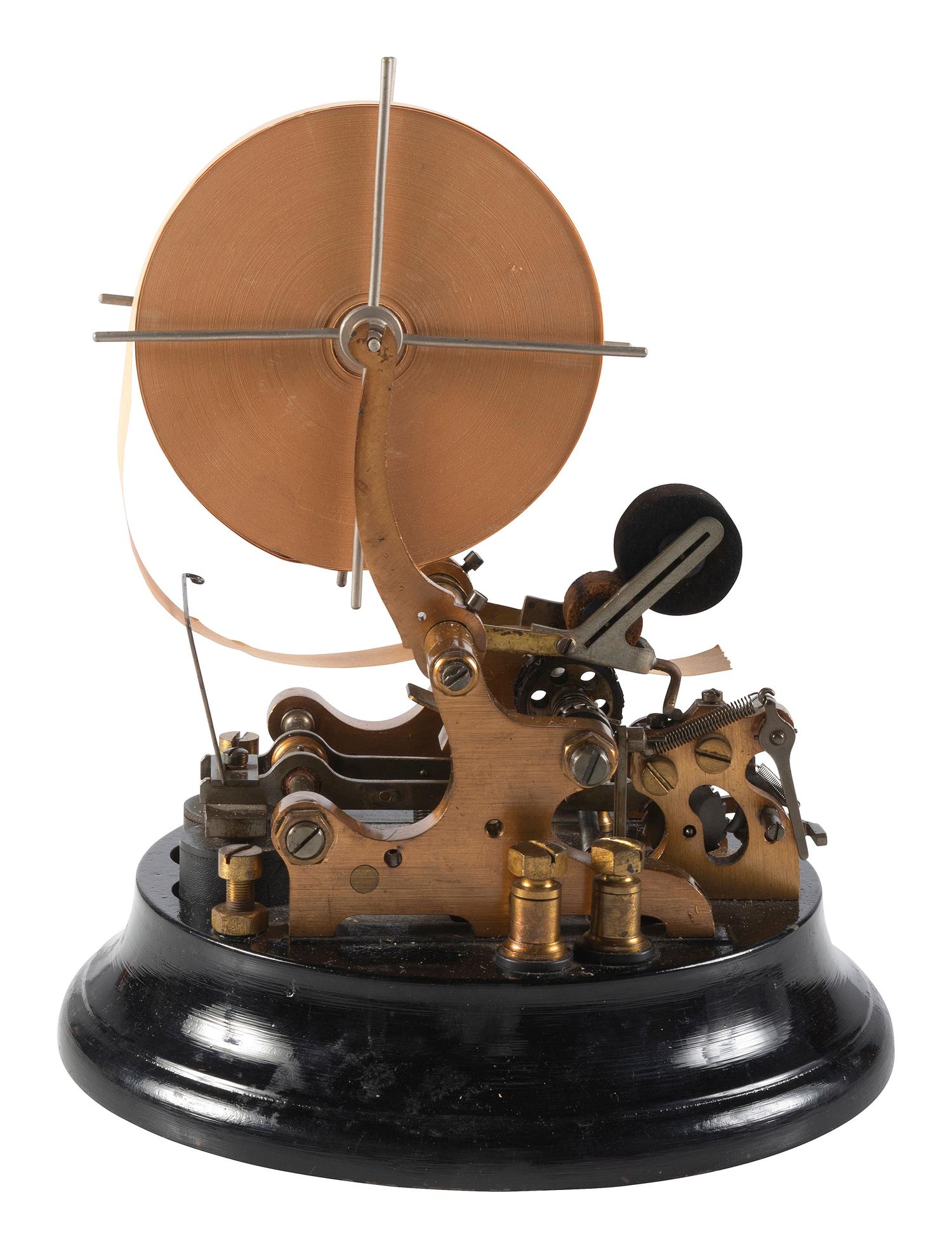 [EDISON, Thomas A. (1847-1931)]. Edison Type 3-A Universal Stock Ticker. Late 20th century.