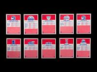 A Group of 49 1986 Fleer Basketball Cards, Including Multiple Rookies, Hall of Famers and Stars,