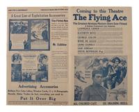 [ENTERTAINMENT]. Posters and promotional materials for Black-cast films, incl. The Flying Ace .