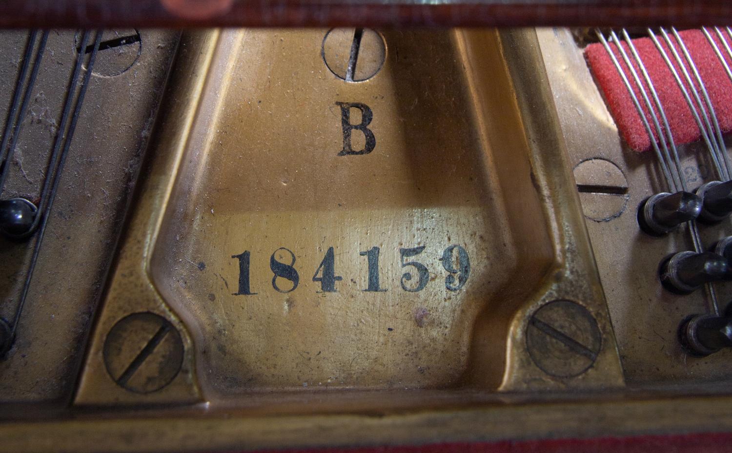 A Steinway & Sons Mahogany Grand Piano
