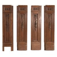 A Set of French Carved Oak Room Paneling