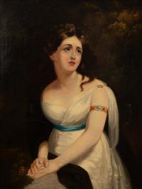 Lady Emma Hamilton as Ophelia