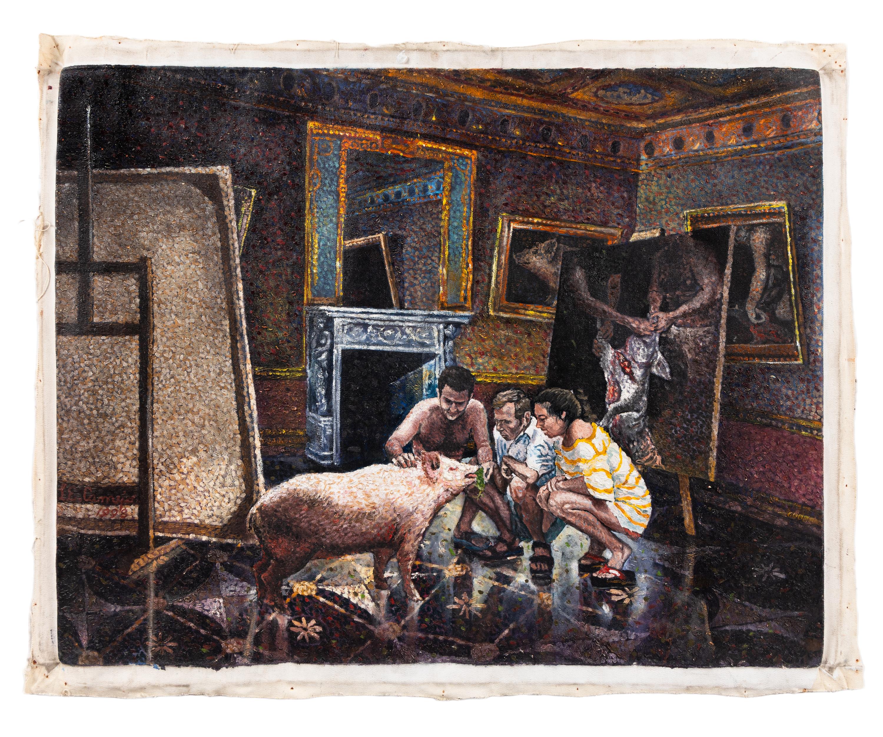 Luis Enrique Camejo (Cuban, b. 1971) — Acerca del Ideal y el Artista l , 1998
