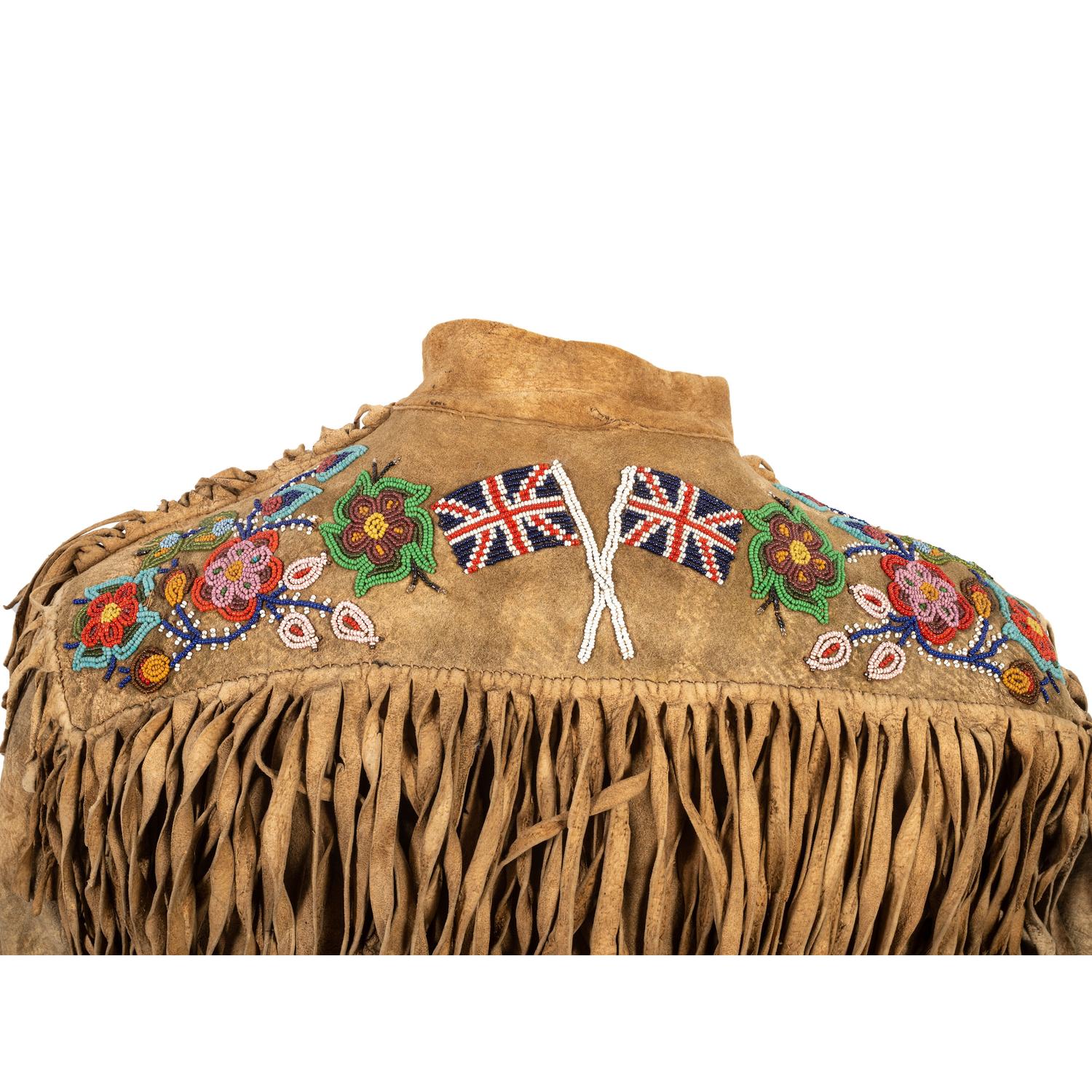 Metis Elk Hide Jacket with Union Jacks