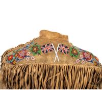 Metis Elk Hide Jacket with Union Jacks