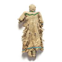 Southern Plains Beaded Hide Doll