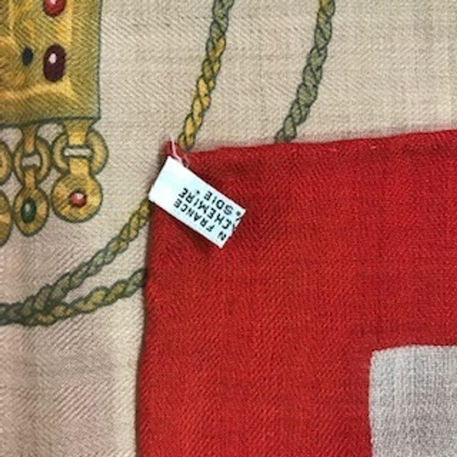 Hermès 140cm Silk Cashmere Shawl