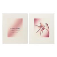 Judy Chicago (American, b. 1939) — O for Your Scent (diptych) (from Voices from the Song of Songs ), 1998