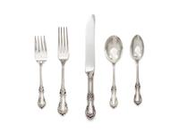 An American Silver Flatware Service