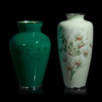 Two Japanese Cloisonné Vases, 20th Century