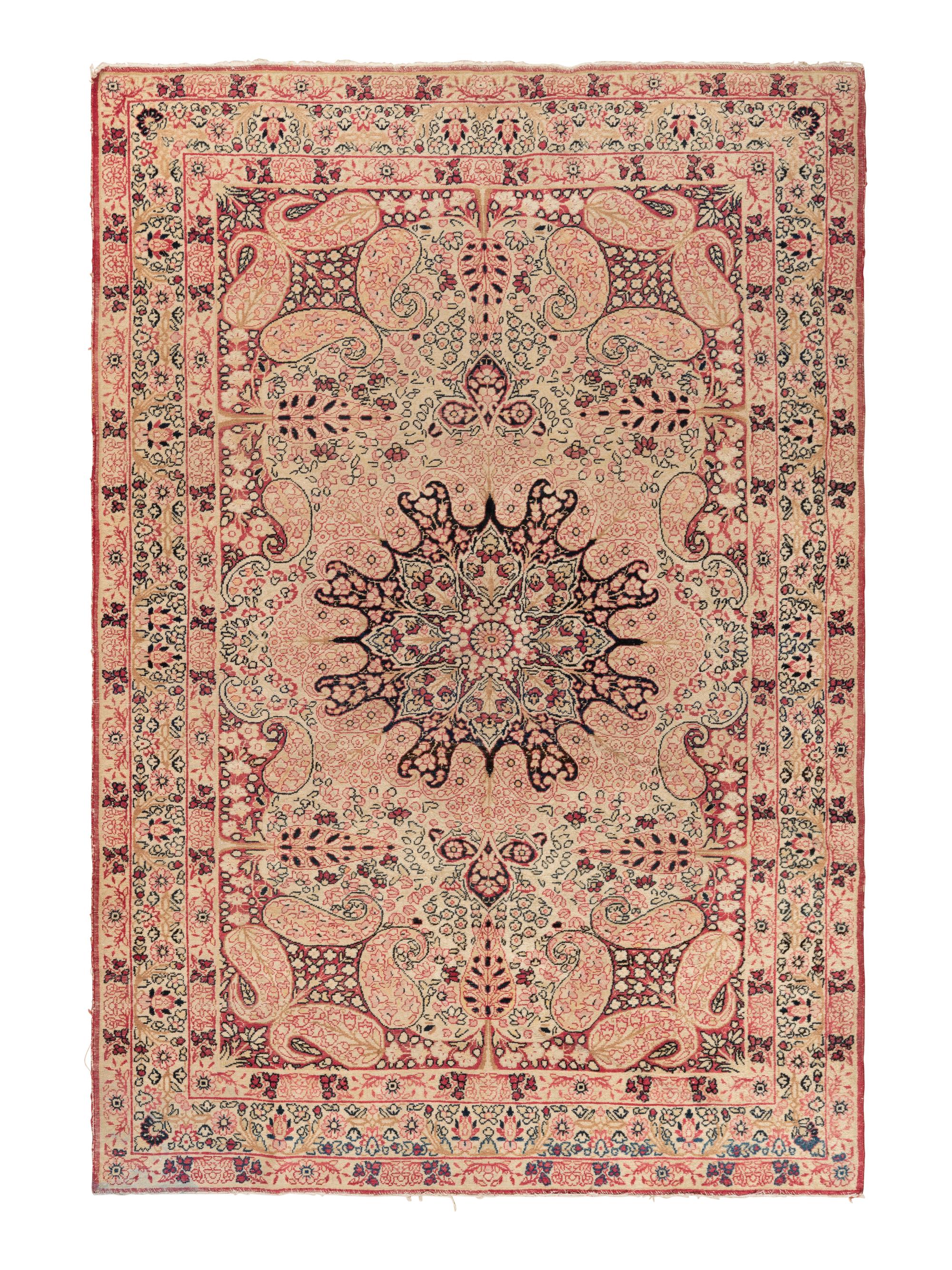 A Kirman Shah Wool Rug