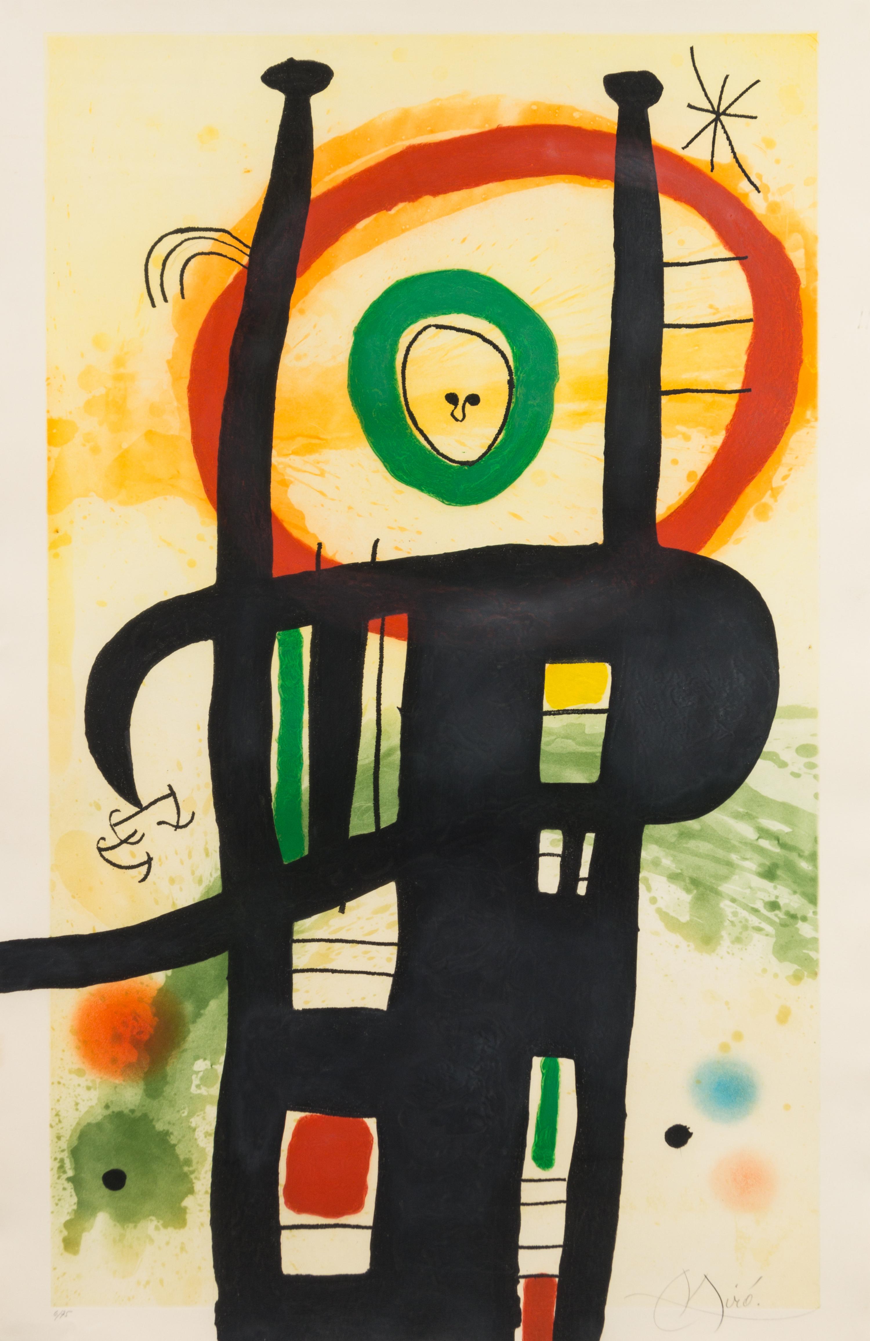 Joan Miro, (Spanish, 1893-1983), Le Grand Ordinateur, 1969