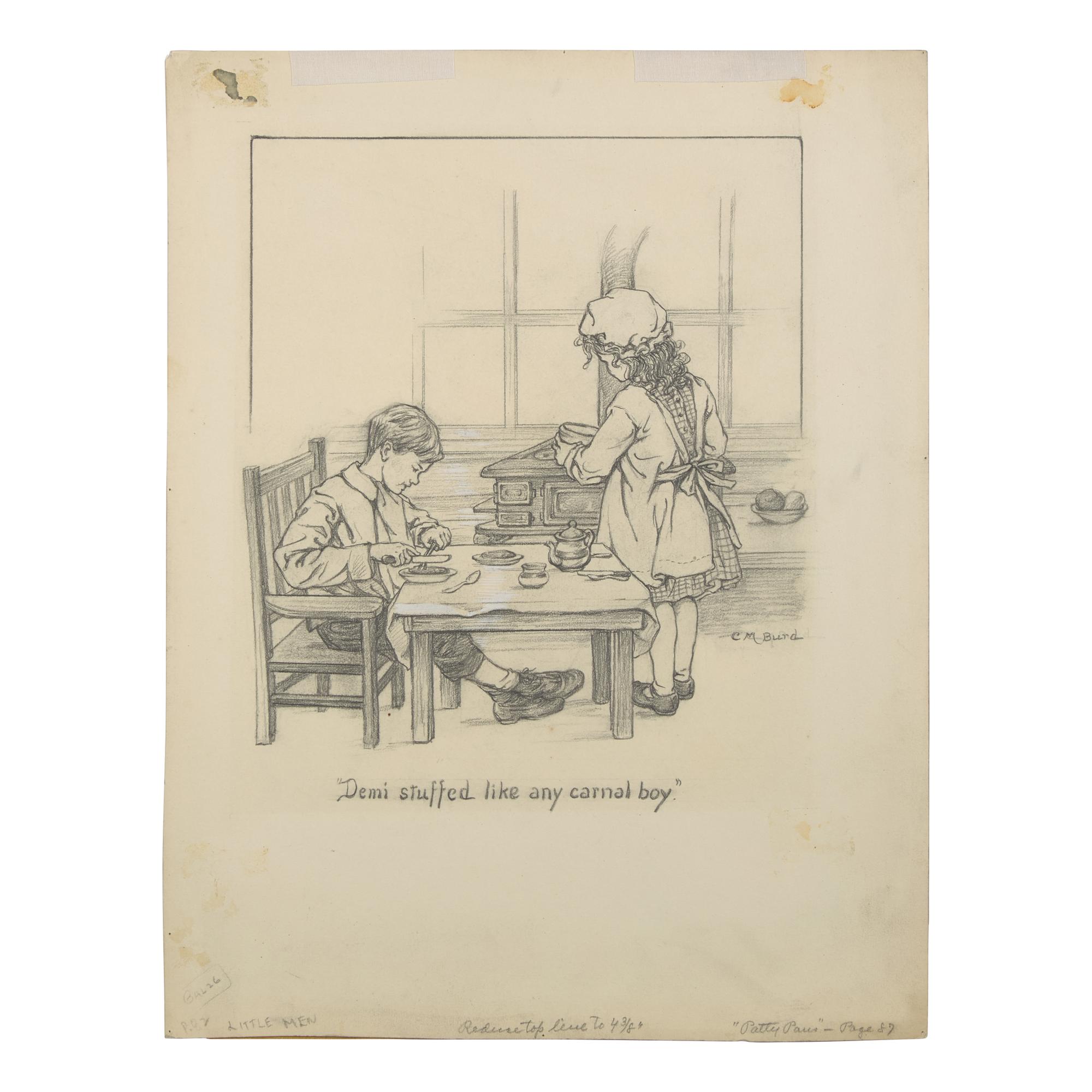 Little Men, Silas Tells His Story by the Fire, 1928 ; Together with Four Other Works (Five Works Total)