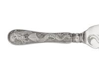 A Set of Chinese Export Silver Fish Fork and Knife